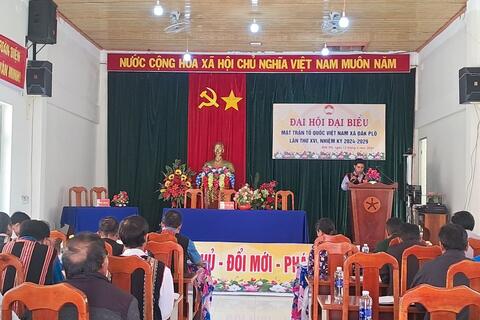 Đại hội đại biểu Mặt trận tổ quốc Việt Nam xã Đăk Plô lần thứ XVI, nhiệm kỳ 2024-2029